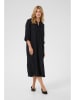 Kaffe Leinen-Kleid in Schwarz