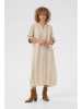 Kaffe Leinen-Kleid in Beige