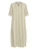 Kaffe Leinen-Kleid in Beige
