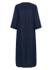 Kaffe Leinen-Kleid in Dunkelblau