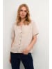 Kaffe Leinen-Bluse in Beige