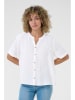 Kaffe Leinen-Bluse in Weiß
