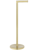 Wenko Toiletrolhouder goudkleurig - (B)21 x (H)55 x (D)17 cm