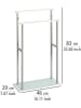 Wenko Handdoekhouder zilverkleurig - (B)46 x (H)83 x (D)20 cm