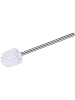 Wenko WC-Bürste in Silber/ Weiß - (H)35 x  Ø 8 cm