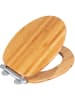 Wenko Easyclose-toiletbril "Bambusa" lichtbruin