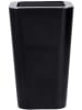 Wenko Schwingdeckeleimer in Schwarz - 6 l