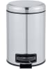Wenko Pedaalemmer zilverkleurig - 5 l