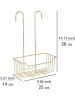 Wenko Thermostat-Duschablage in Gold - (B)25 x (H)36 x (T)14 cm