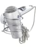 Wenko Haartrocknerhalter in Silber - (B)14 x (H)7,5 x (T)11,5 cm