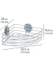 Wenko Doucherek zilverkleurig - (B)26,5 x (H)10,5 x (D)20 cm