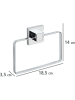Wenko Handdoekhouder zilverkleurig - (B)18,5 x (H)14 cm