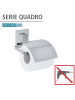 Wenko Toilettenpapierhalter  in Silber - (B)13 x (H)11,5 x (T)14 cm