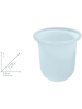 Wenko Vervangingstoiletborstelhouder lichtblauw - (H)11 x  Ø 11 cm
