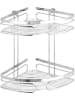Wenko Eckregal in Silber - (B)26,5 x (H)27,5 x (T)19 cm