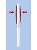 Wenko Szczotki (2 szt.) w kolorze białym do tkanin - wys. 21,5 cm