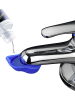 Maximex 2er-Set: Anti-Kalk-Caps in Blau - (B)5,7 x (H)3,5 x (T)1,5 cm