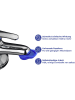 Maximex 2er-Set: Anti-Kalk-Caps in Blau - (B)5,7 x (H)3,5 x (T)1,5 cm