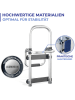 Maximex Badewannen-Einstiegshilfe in Silber - (B)24,5 x (H)52,5 x (T)23 cm