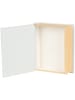 Clayre & Eef Opbergbox lichtblauw/lichtroze - (B)14 x (H)17 x (D)5 cm
