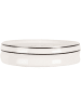 Clayre & Eef Zeepschaaltje wit - (H)3 x  Ø 12 cm