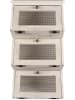 Clayre & Eef Wandschrank in Weiß - (B)33 x (H)61 x (T)25 cm