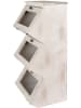 Clayre & Eef Wandschrank in Weiß - (B)33 x (H)61 x (T)25 cm