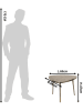 Clayre & Eef Bijzettafel goudkleurig - (B)69 x (H)47 x (D)69 cm
