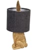 Clayre & Eef Tafellamp goudkleurig/grijs - (H)43 x  Ø 20 cm