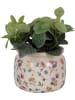 Clayre & Eef Blumentopf in Bunt - (H)15 x  Ø 20 cm