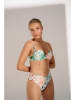 Lisca Bikini-Hose "Japan" in Türkis/ Rosa