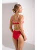Lisca Bikini-Oberteil "Quito" in Rot/ Weiß