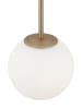 Maytoni Hanglamp "Basic" goudkleurig/wit - (H)180 x Ø 18 cm