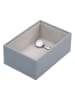 Stackers Sieradenkistje blauwgrijs - (B)18 x (H)12,5 x (D)7,2 cm
