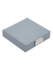 Stackers Charm-Schmuckkasten in Blaugrau - (B)15 x (H)15 x (T)3,5 cm