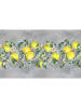 deco Rugs & Carpet Vinyl-Teppich "Limoni Tralcio" in Grau/ Gelb