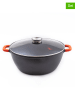 Laguiole 2tlg. Set: Kochtopf ''Greblon'' in Grau - 23,5 l
