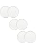Laguiole 6-delige set: dinerborden ''Sélène'' wit - Ø 27,2 cm