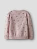 name it Sweatshirt "Flower" lichtroze