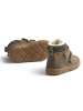 Wheat Leder-Winterboots in Khaki