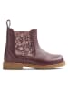 Wheat Leren chelseaboots paars