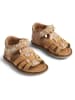 Wheat Leder-Sandalen in Hellbraun
