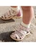 Wheat Leder-Halbsandalen in Creme/ Rosa