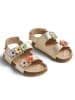 Wheat Leren sandalen goudkleurig