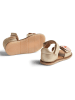 Wheat Leren sandalen goudkleurig