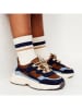 Wheat Sneakers donkerblauw/lichtbruin