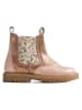 Wheat Leren chelseaboots lichtroze