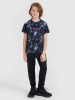 4F Trainingsshirt donkerblauw/wit