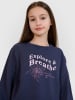 4F Sweatshirt in Dunkelblau
