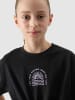 4F Shirt in Schwarz